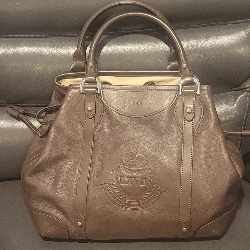 Lauren Ralph Lauren Brown Tote Bag - Picture 6 of 6